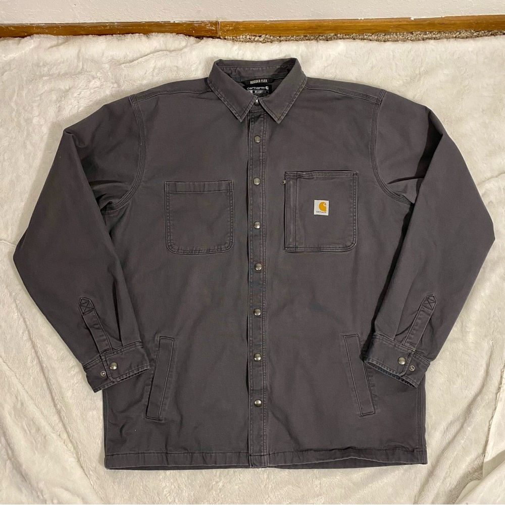 Carhartt Charcoal Men's Shirt Jacket